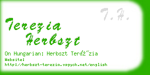 terezia herbszt business card